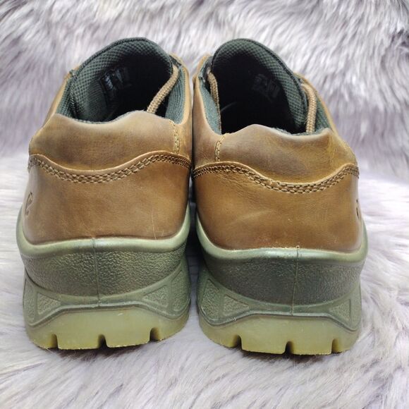 Ecco Track II Low Brown Leather Boots Mens Size US 9-9.5 EUR 43 Gore-Tex